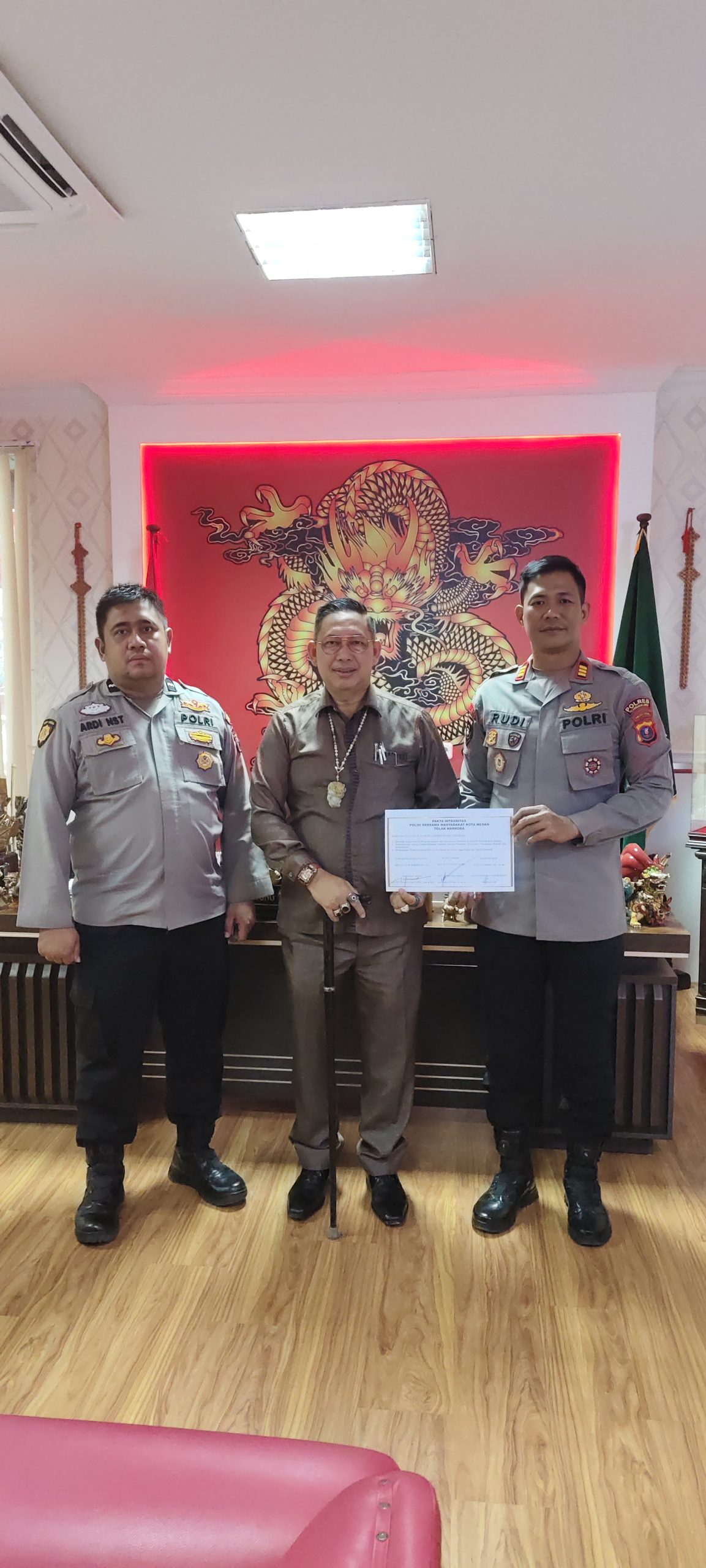 Teken Fakta Integritas, Ketua DPRD Medan Dukung Polri dan Masyarakat Perangi Narkoba