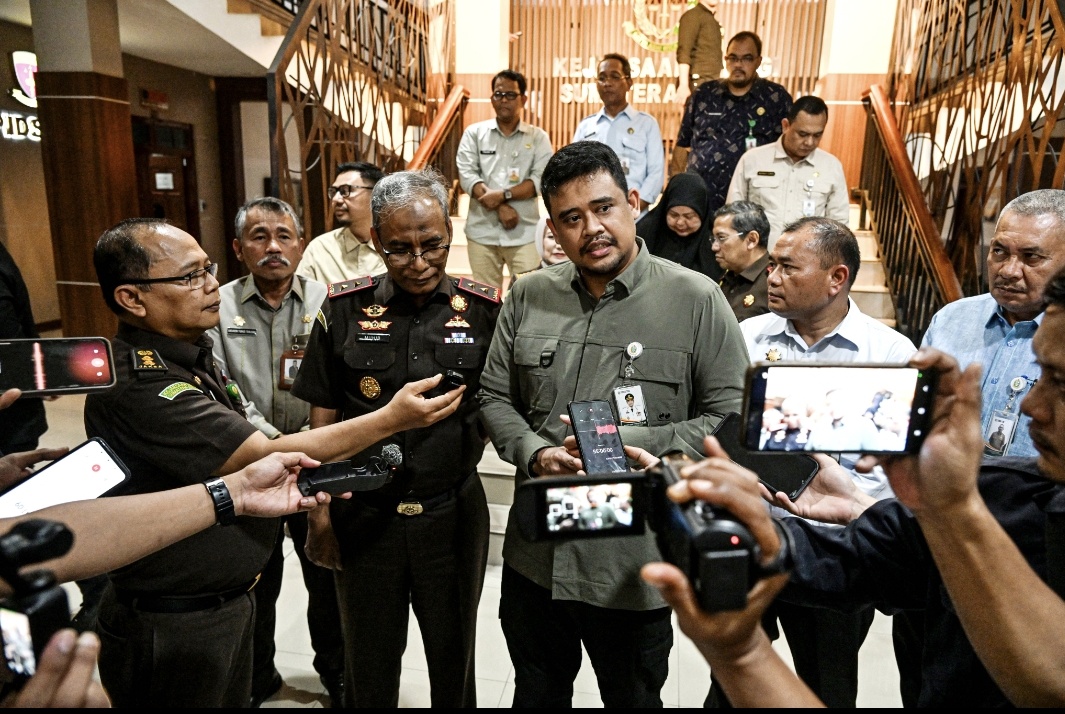 Perkuat Kolaborasi Pemprov Sumut–Kejati, Bobby Nasution Bahas Pembangunan 2027